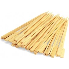25 cm bamboo paddle picks with knot