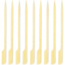 12 cm bamboo paddle picks with knot