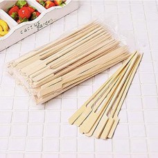 28 cm bamboo paddle picks with knot