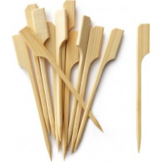 15 cm bamboo paddle picks without knot