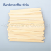 Bamboo coffee stick（round end）