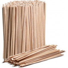 17.8 cm Bamboo square end coffee stirrer