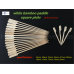  White bamboo paddle  picks without knots（square）