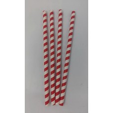 6*240mm Regular striped paper straw
