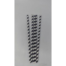 8*260mm Striped paper straw