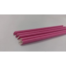 6*240mm solid color paper straw