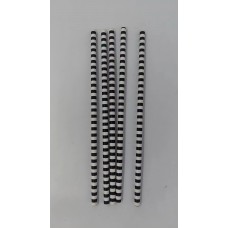 6*197mm Normal style striped paper straws